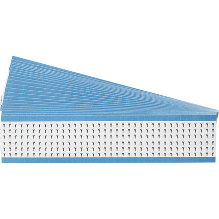 Upper Case Alphabetical Vinyl Cloth Wire Marking Cards