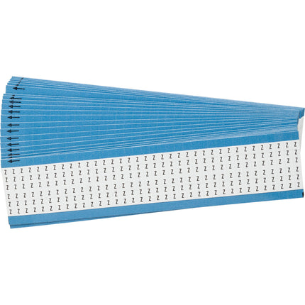 Upper Case Alphabetical Vinyl Cloth Wire Marking Cards