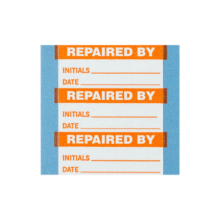 Maintenance Writeon labels