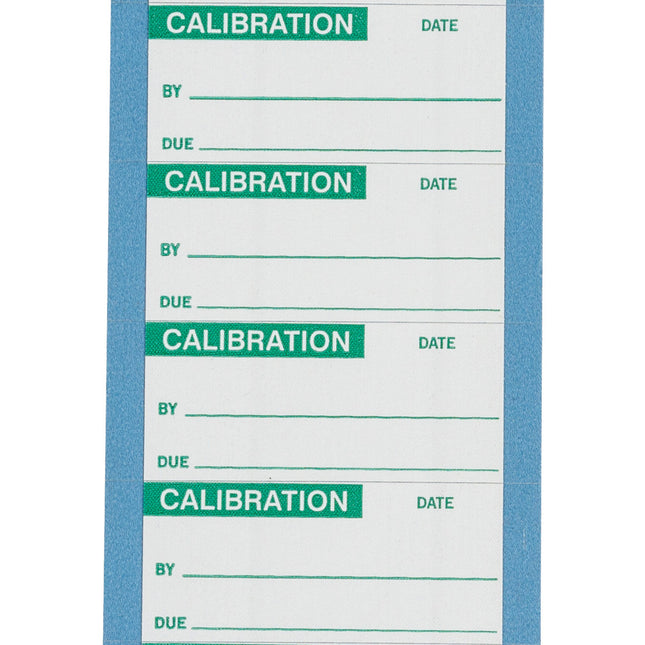 Calibration Writeon labels