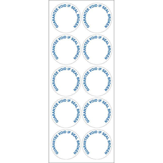 Writeon Tamperevident labels