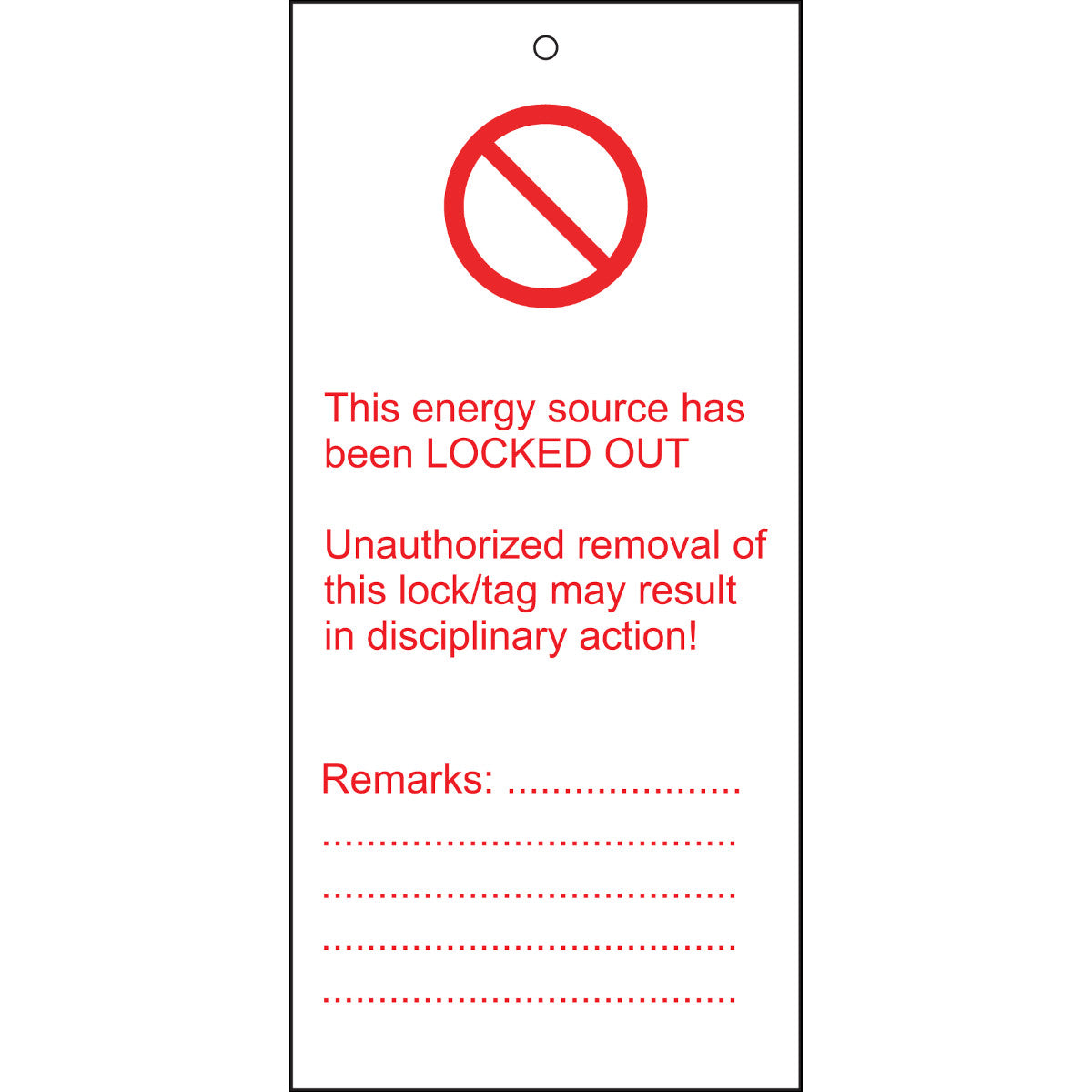 Warning Tags – TOOLMART
