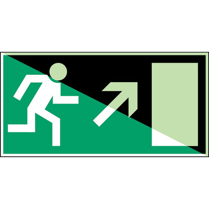 Glowinthedark safety sign