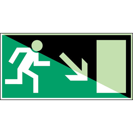 Glowinthedark safety sign