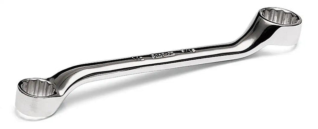 Snap-on 11/16–13/16" 12-Point SAE Flank Drive® Short 10° Offset Box Wrench | XS2226A