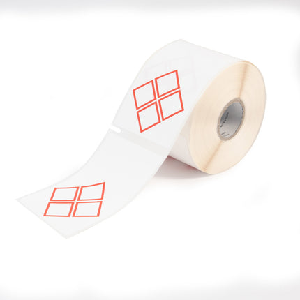 25 mm Small Core Preprinted GHS CLP labels