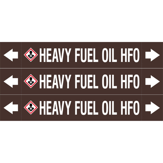 ASME  Pipemarkers  Heavy Fuel Oil HFO