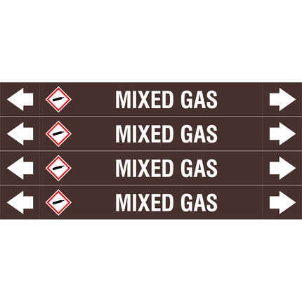 ASME  Pipemarkers  Mixed Gas