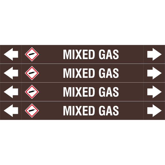 ASME  Pipemarkers  Mixed Gas