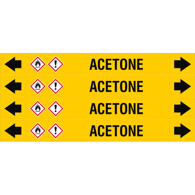 ASME  Pipemarkers  Acetone