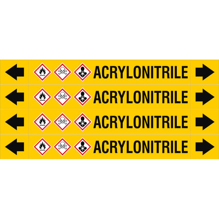 ASME  Pipemarkers  Acrylonitrile