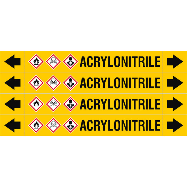 ASME  Pipemarkers  Acrylonitrile