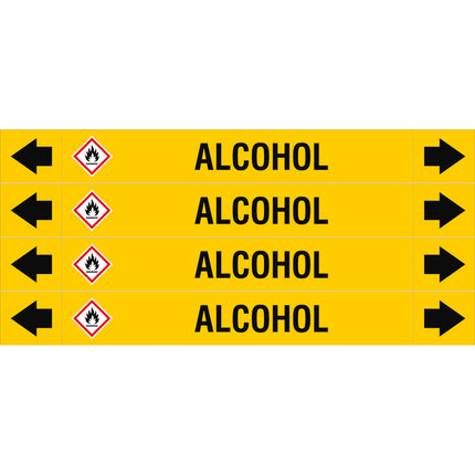 ASME  Pipemarkers  Alcohol
