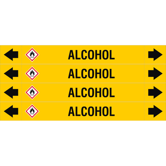 ASME  Pipemarkers  Alcohol