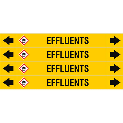 ASME  Pipemarkers  Effluents
