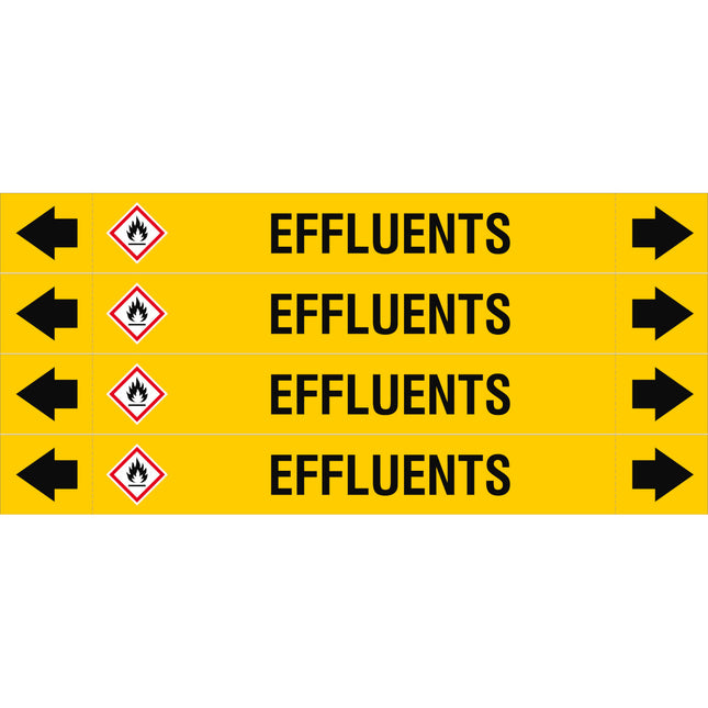 ASME  Pipemarkers  Effluents