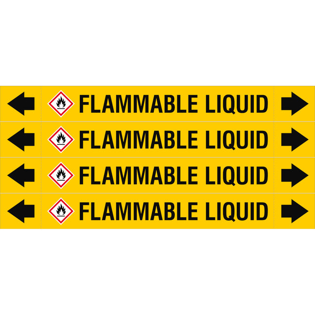 ASME  Pipemarkers  Flammable Liquid