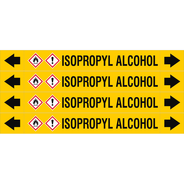 ASME  Pipemarkers  Isopropyl Alcohol