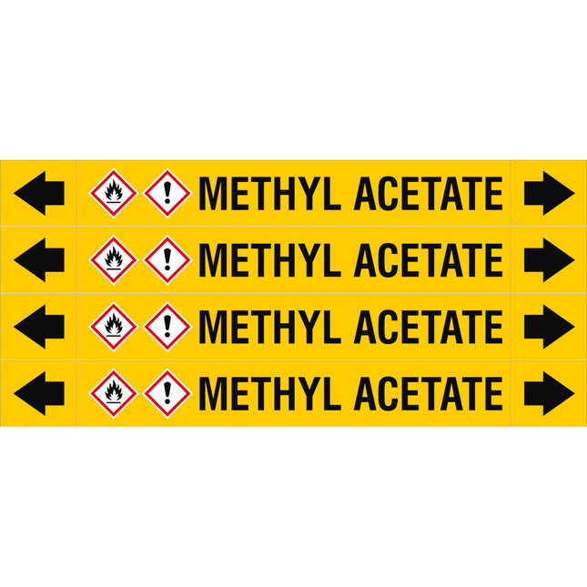 ASME  Pipemarkers  Methyl Acetate