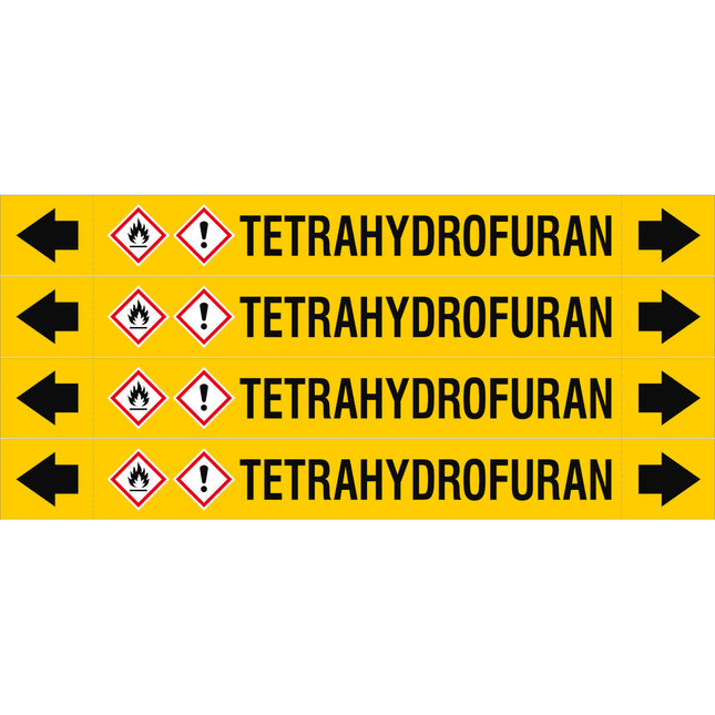 ASME  Pipemarkers  Tetrahydrofuran
