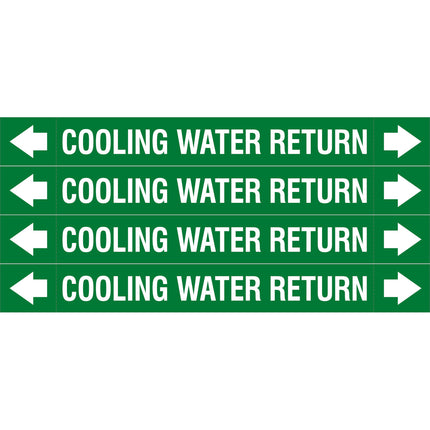 ASME  Pipemarkers  Cooling Water Return