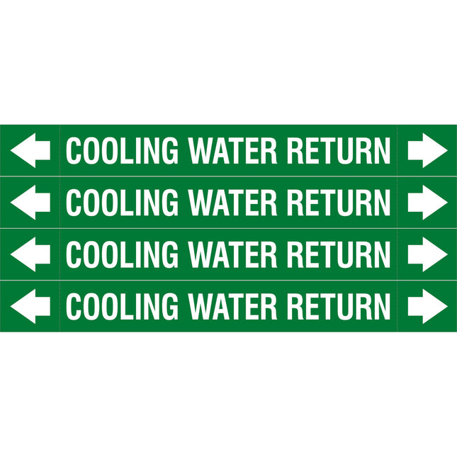 ASME  Pipemarkers  Cooling Water Return
