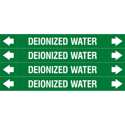 ASME  Pipemarkers  Deionized Water