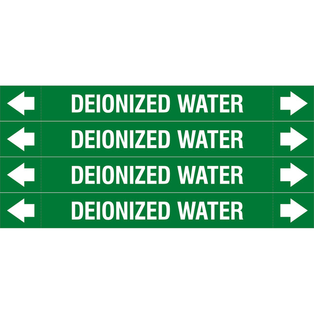 ASME  Pipemarkers  Deionized Water