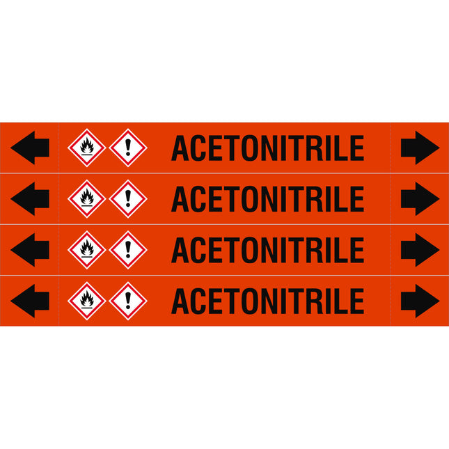 ASME  Pipemarkers  Acetonitrile
