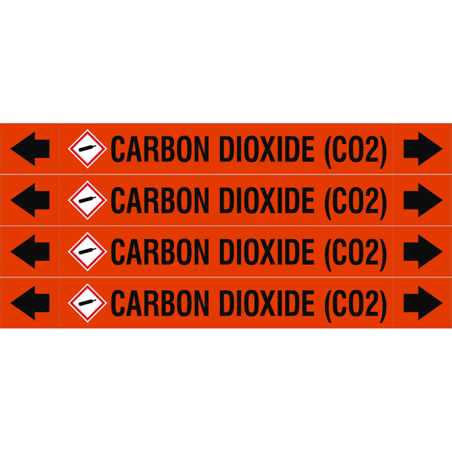 ASME  Pipemarkers  Carbon Dioxide CO2