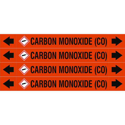 ASME  Pipemarkers  Carbon Monoxide CO