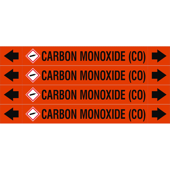 ASME  Pipemarkers  Carbon Monoxide CO