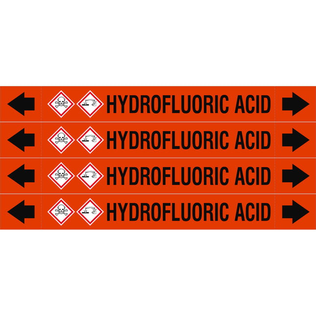 ASME  Pipemarkers  Hydrofluoric Acid