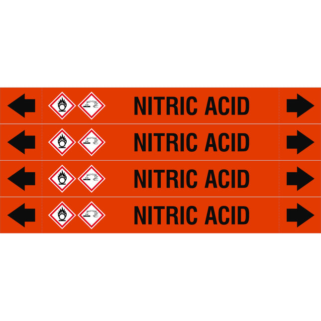 ASME  Pipemarkers  Nitric Acid