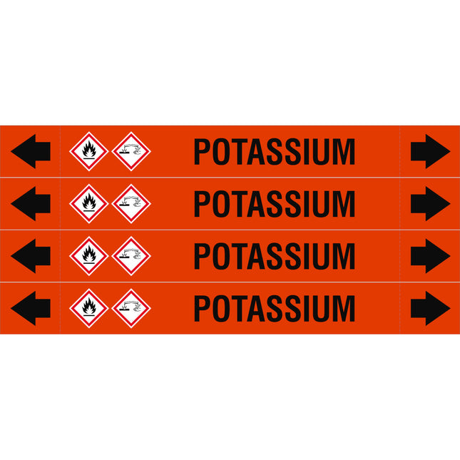 ASME  Pipemarkers  Potassium
