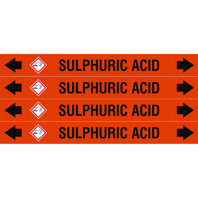 ASME  Pipemarkers  Sulphuric Acid