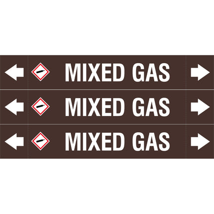 ASME  Pipemarkers  Mixed Gas