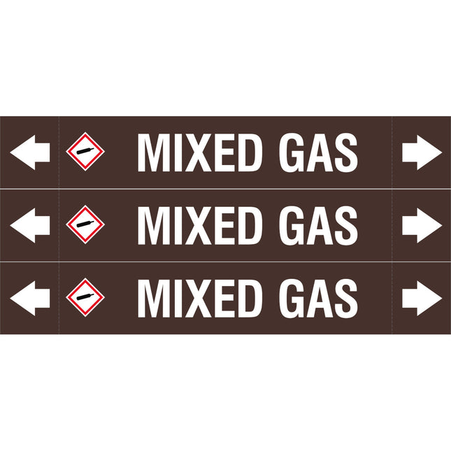 ASME  Pipemarkers  Mixed Gas