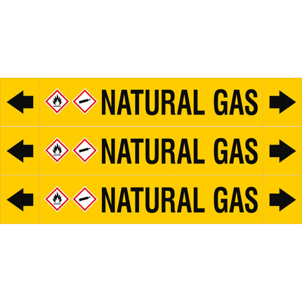 ASME  Pipemarkers  Natural Gas