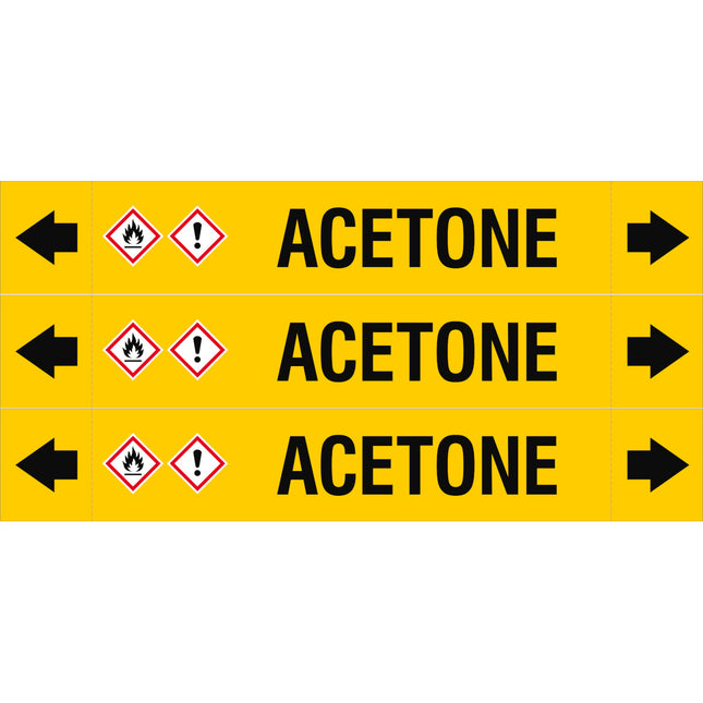 ASME  Pipemarkers  Acetone