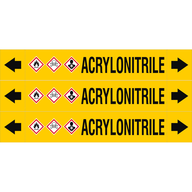 ASME  Pipemarkers  Acrylonitrile