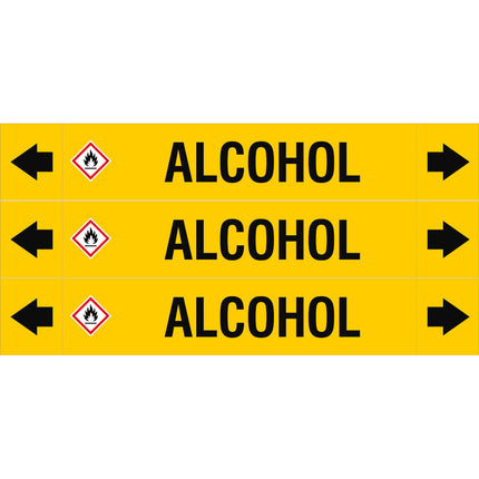 ASME  Pipemarkers  Alcohol