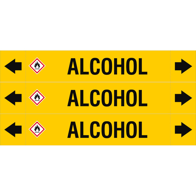 ASME  Pipemarkers  Alcohol
