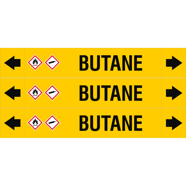 ASME  Pipemarkers  Butane