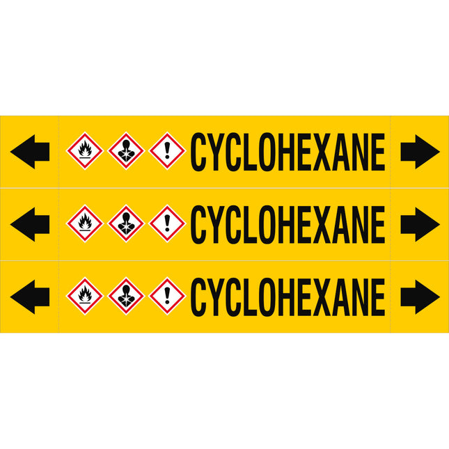 ASME  Pipemarkers  Cyclohexane