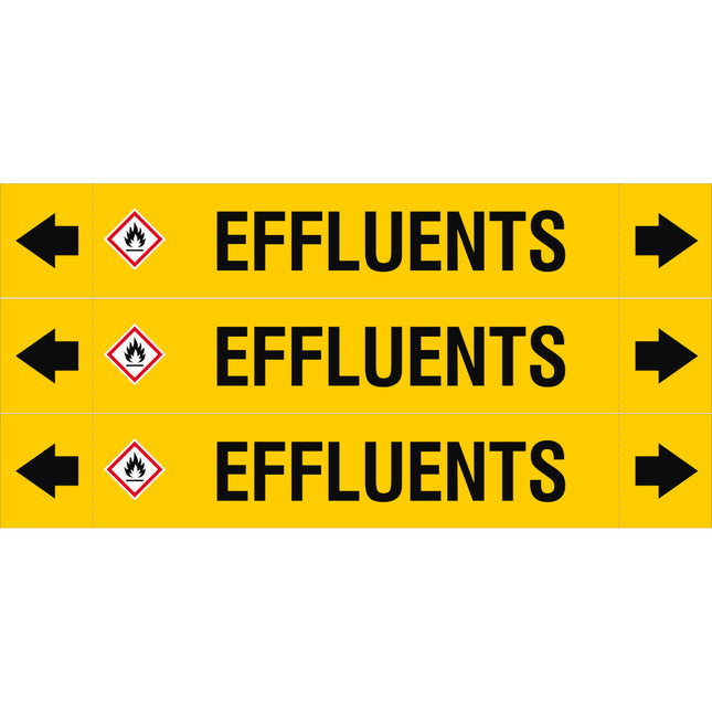 ASME  Pipemarkers  Effluents