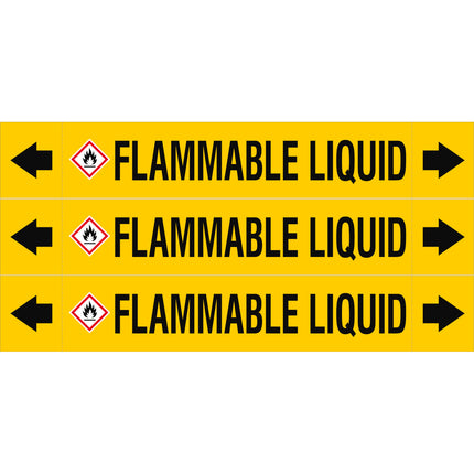 ASME  Pipemarkers  Flammable Liquid