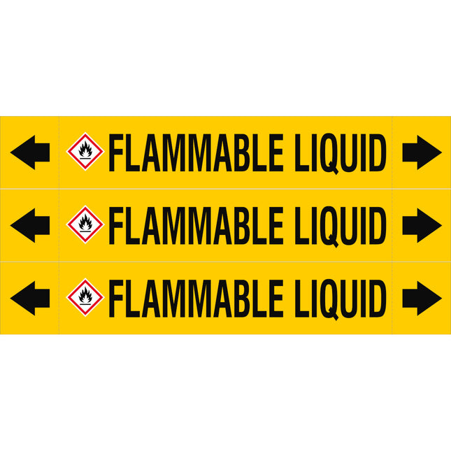 ASME  Pipemarkers  Flammable Liquid