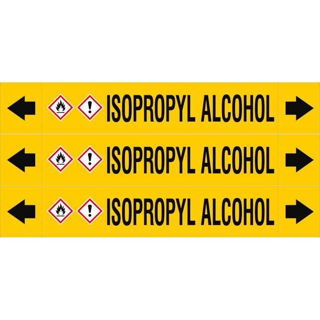 ASME  Pipemarkers  Isopropyl Alcohol