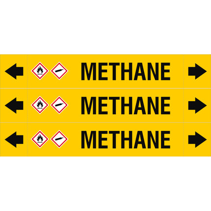 ASME  Pipemarkers  Methane